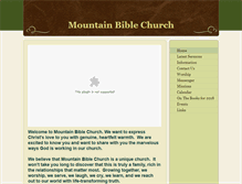 Tablet Screenshot of mountainbiblechurch.org